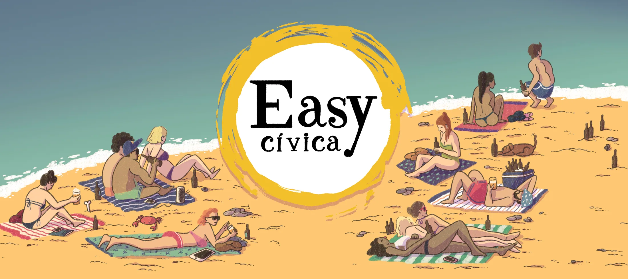 cerveza easy — etiqueta sin texto